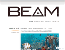 Tablet Screenshot of beamteamgames.com